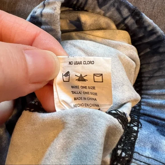 5 Pairs of Women’s Patterned Leggings One Size Comfort Fireworks Dogs Tie-Dye - Picture 13 of 16